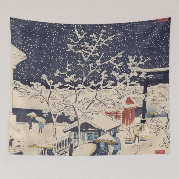 Item preview, THIRTY-SIX VIEWS OF YEDO "OCHANOMIZU" Utagawa Hiroshige Vintage Japanese Woodblock Print East Asian History  designed and sold by Ejaaz.