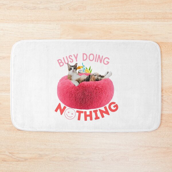 Item preview, Busy Doing Nothing (Furry Pouf) designed and sold by leBoosh-Designs.