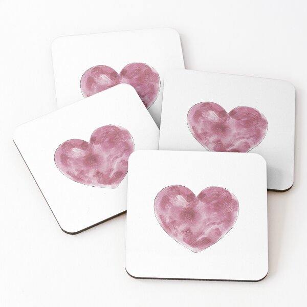 Item preview, Watercolour love heart splash paint designed and sold by Clara Ryder.