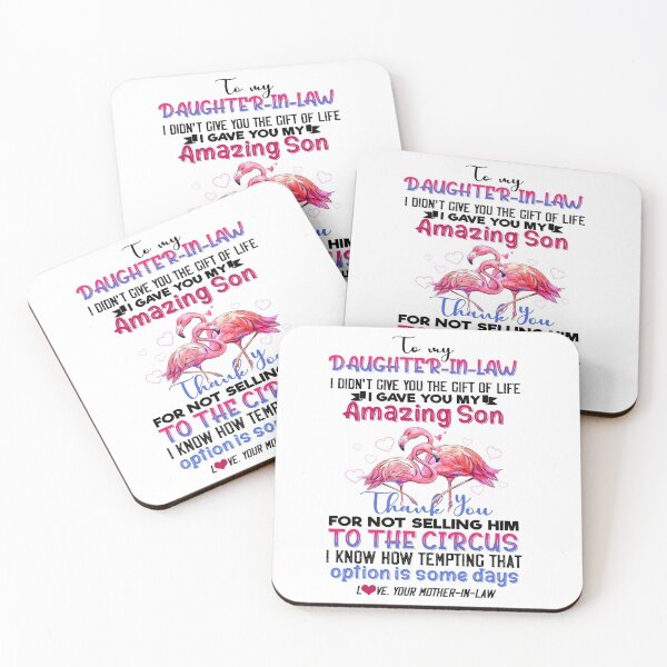 Item preview, To My Daughter-in-law - Flamingo - Circus designed and sold by JanArt65.