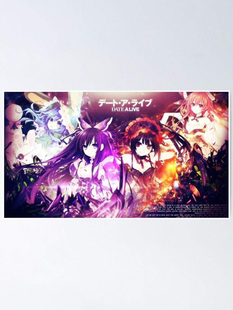 Date A Live Characters ! Poster for Sale by Kita Gates