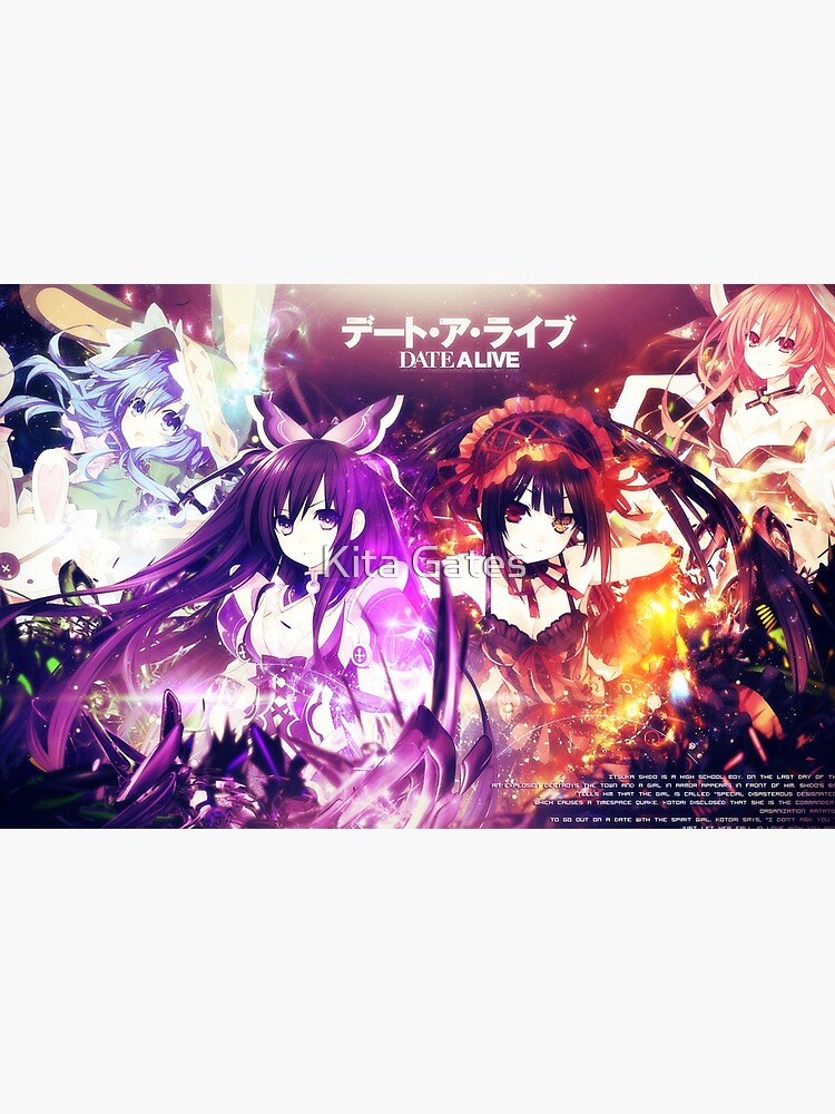 Date A Live Characters ! Zipper Pouch for Sale by Kita Gates