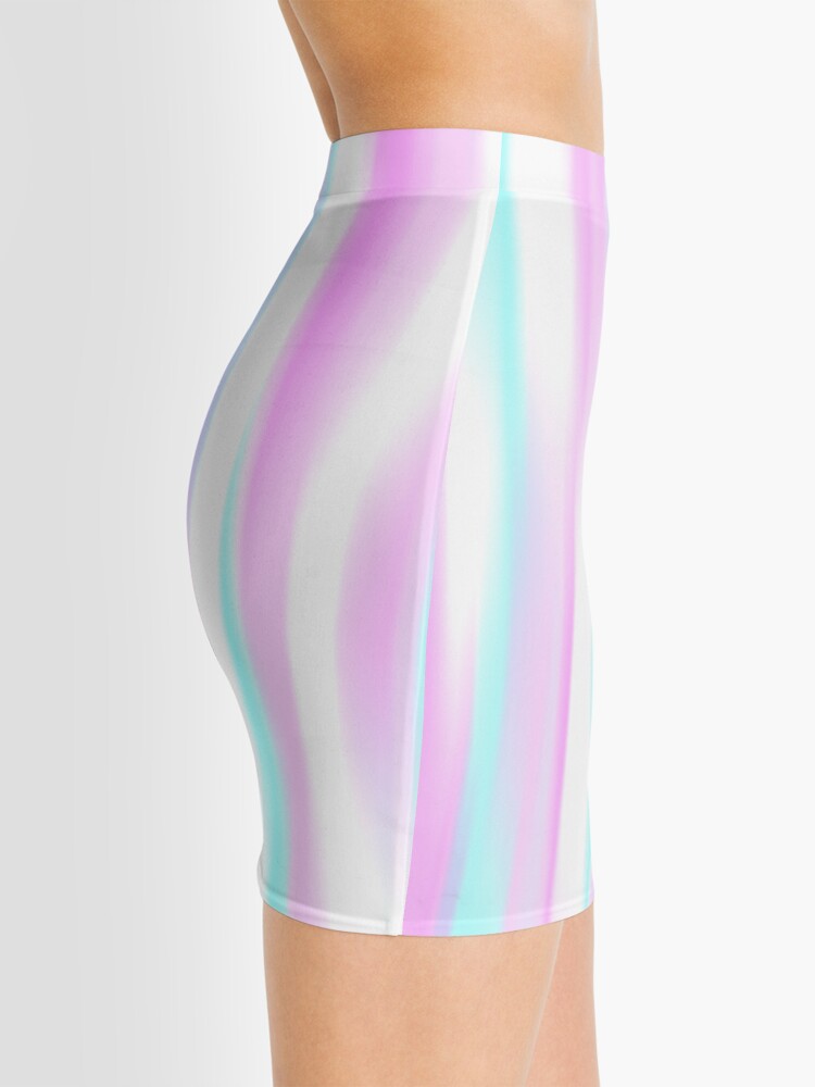 Alternate view of Pastel Stripes Mini Skirt