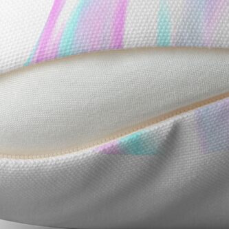 Alternate view of Pastel Stripes Throw Pillow