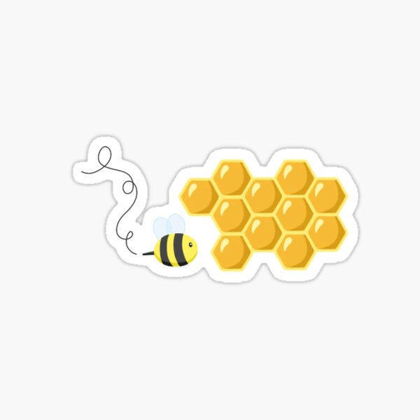 Item preview, bee & honeycomb designed and sold by tart-tiste.