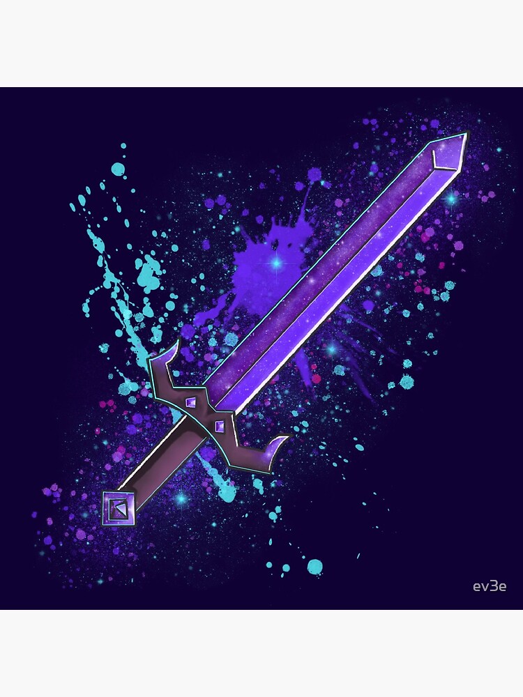 "Galaxy sword" Art Print by ev3e Redbubble