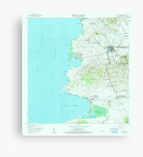 USGS TOPO Map Puerto Rico PR Puerto Real 362205 1966 20000 Canvas Print
