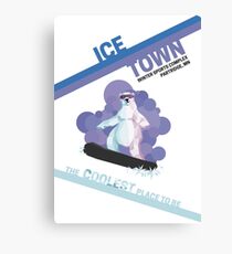 Ice Town Canvas Print