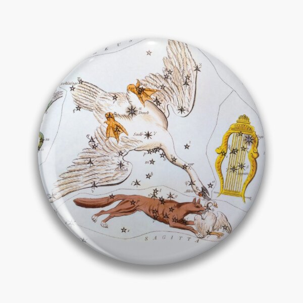 Item preview, Antique Constellation Map of Lacerta, Cygnus, Lyra, Vulpecula designed and sold by VintageArchive.
