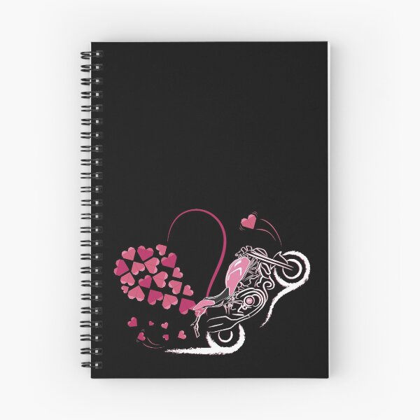 Item preview, Etoide Monster Love Heart Burst, on Black for the Lady Biker designed and sold by etoide.