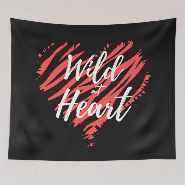 Item preview, WILD AT HEART ANIMAL PRINT HEART VALENTINE TSHIRT  designed and sold by JaylaStarr.
