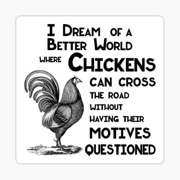 Chicken Joke Stickers Redbubble