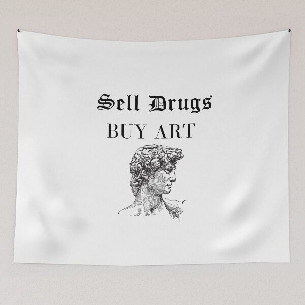 Item preview, Sell Drugs Buy ART designed and sold by Streetwear Clothing | Fit Life.
