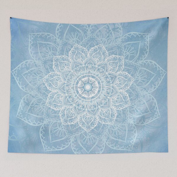 Item preview, Blue Flower Mandala designed and sold by arialiuia.