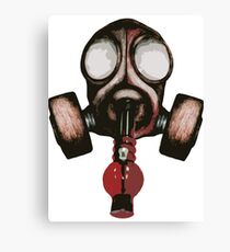 gas mask bong Canvas Print