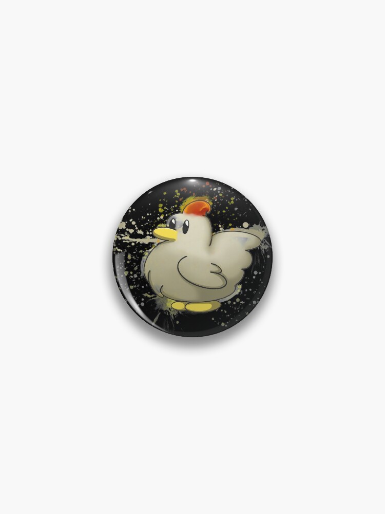 Thumbnail 1 of 3, Pin, Chicken designed and sold by ev3e.