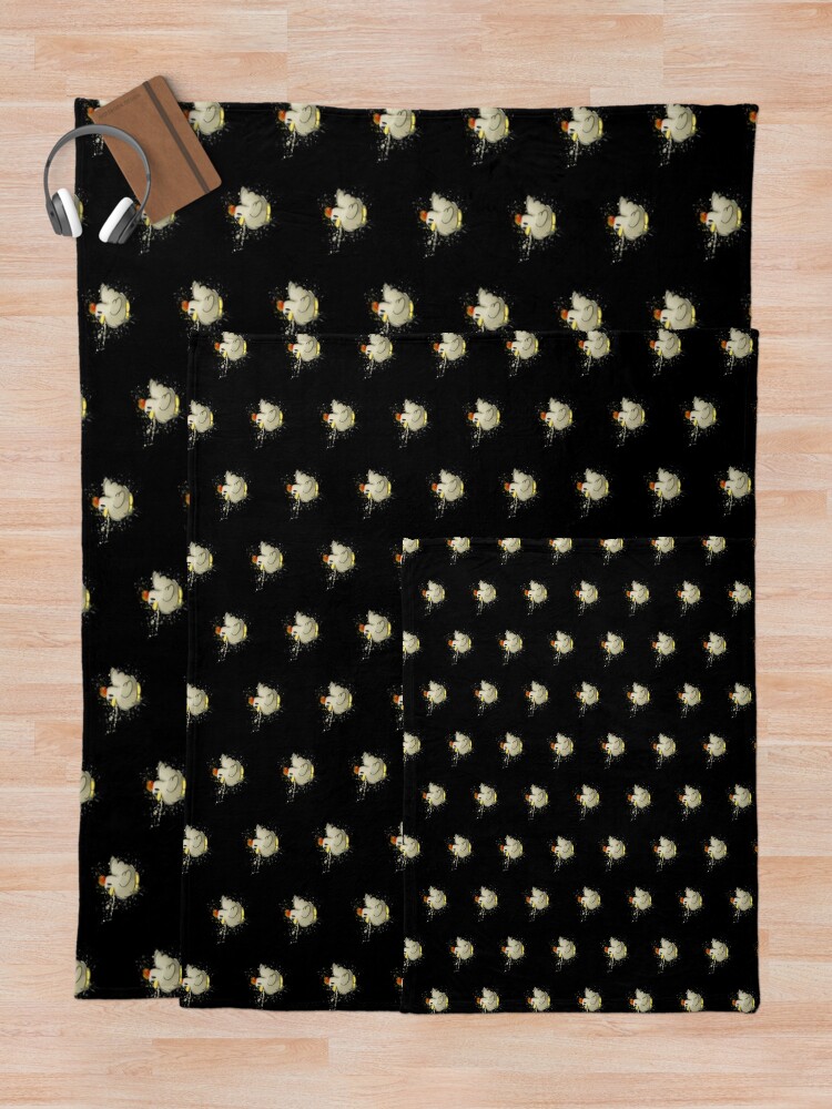 Thumbnail 5 of 6, Throw Blanket, Chicken designed and sold by ev3e.