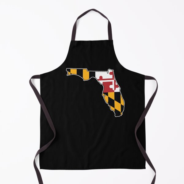 Item preview, Maryland Flag Florida Map designed and sold by MarylandStyle.