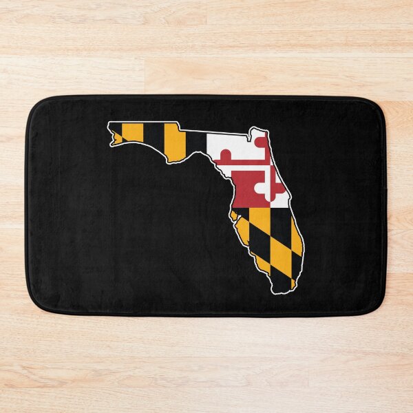 Item preview, Maryland Flag Florida Map designed and sold by MarylandStyle.