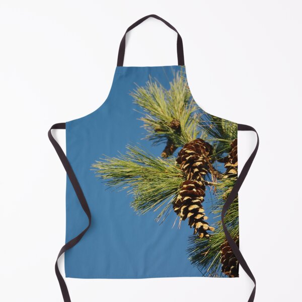 Item preview, Pine cones and branches against a blue autumn sky designed and sold by rvjames.