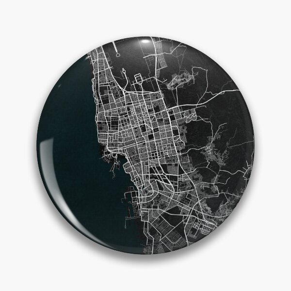Item preview, Jeddah City Map of Saudi Arabia - Dark designed and sold by deMAP.