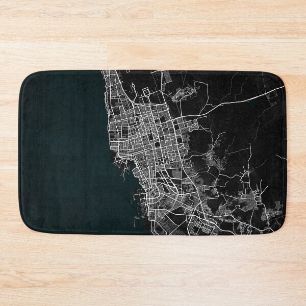 Item preview, Jeddah City Map of Saudi Arabia - Dark designed and sold by deMAP.