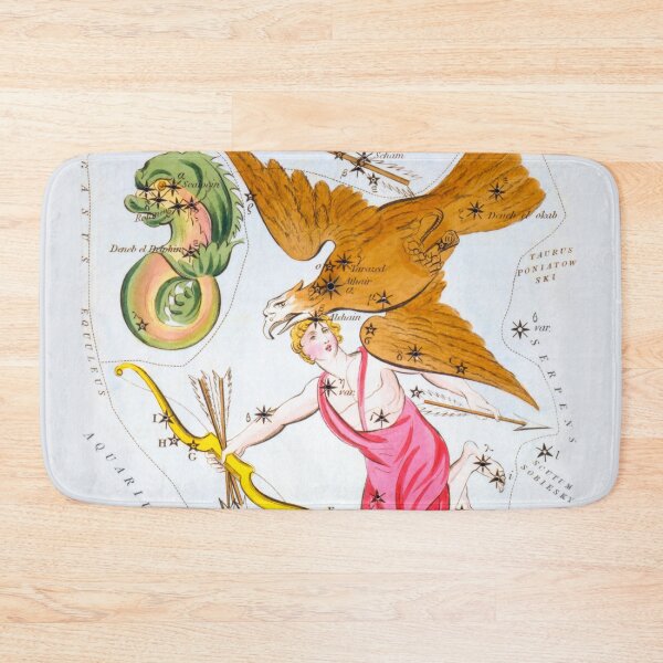 Item preview, Antique Constellation Map of Delphinus, Sagitta, Aquila, Antinous designed and sold by VintageArchive.