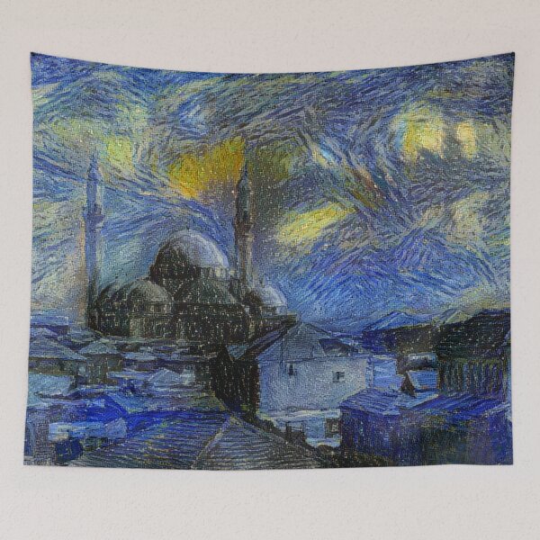 Item preview, Khaled Ibn Al-Walid Mosque in Homs - Starrynight designed and sold by Homsalgia.