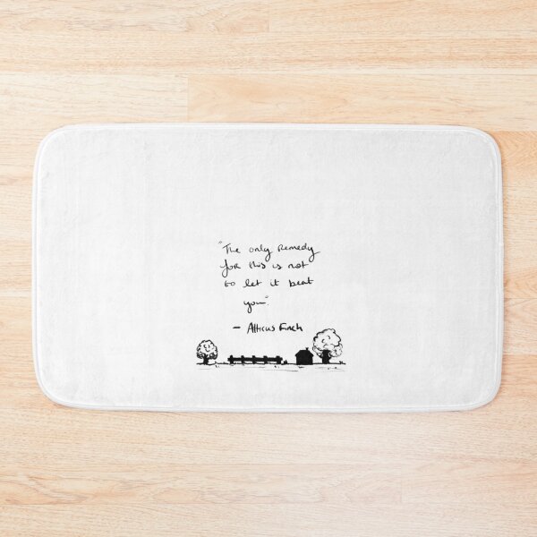 Item preview, Atticus Finch motivational quote mockingbird  designed and sold by Clara Ryder.