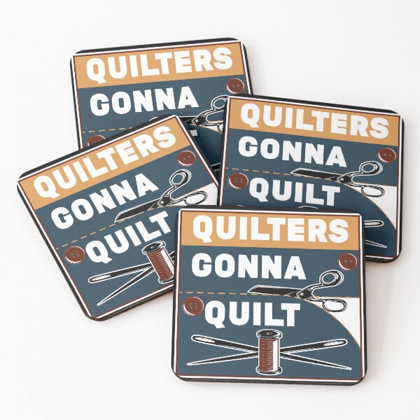 Item preview, Quilters Gonna Quilt | Quilting Lovers designed and sold by Dancing Dolphin Crafts.