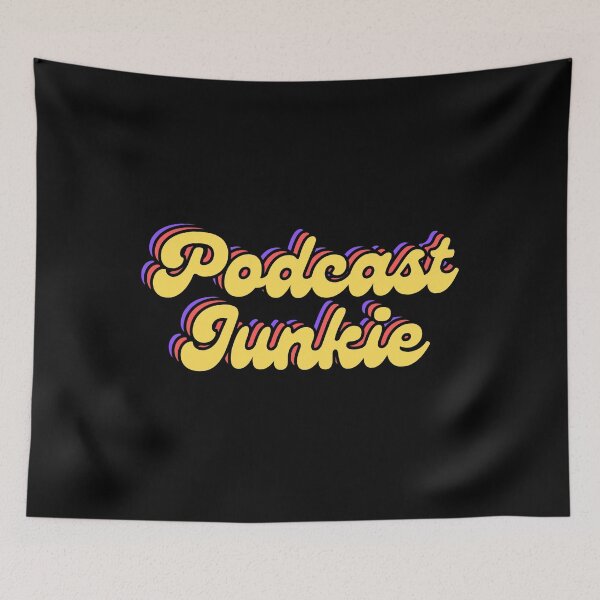 Item preview, Podcast Junkie | Funny/Cool Podcast designed and sold by CozyMarket.