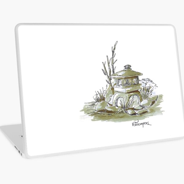 Stone Lantern Laptop Skin