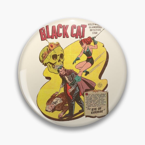 Item preview, Retro Black Cat Comic Book Cover | Vintage Female Detective Superhero designed and sold by SLAG-Creative.