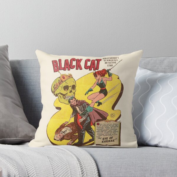 Item preview, Retro Black Cat Comic Book Cover | Vintage Female Detective Superhero designed and sold by SLAG-Creative.