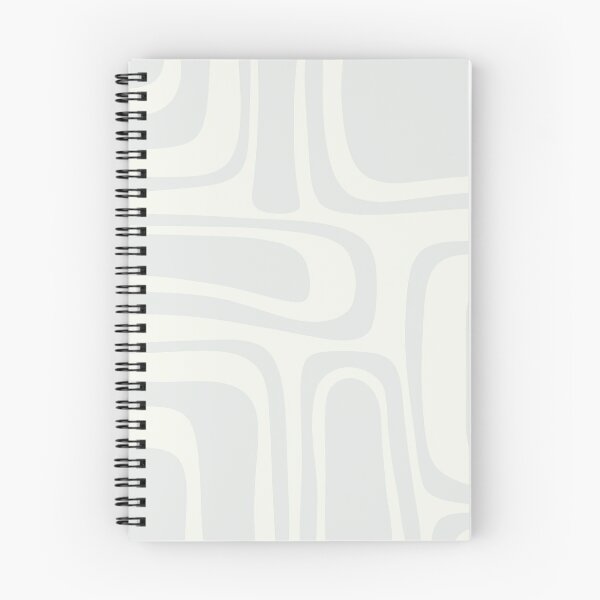 Item preview, Palm Springs Midcentury Modern Abstract Pattern in Barely There Light Silver Grey and Nearly White designed and sold by kierkegaard.