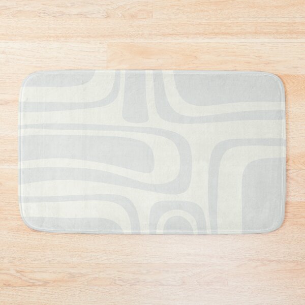 Item preview, Palm Springs Midcentury Modern Abstract Pattern in Barely There Light Silver Grey and Nearly White designed and sold by kierkegaard.