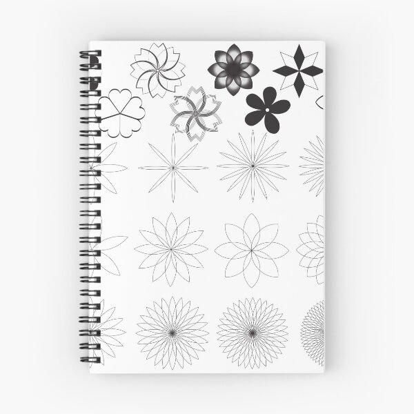Item preview, Silhouette flower illustration several versions designed and sold by wannapohn.