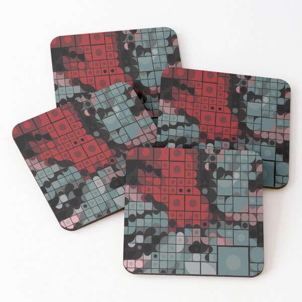 Item preview, Abstract Red Grey designed and sold by KevenTees.