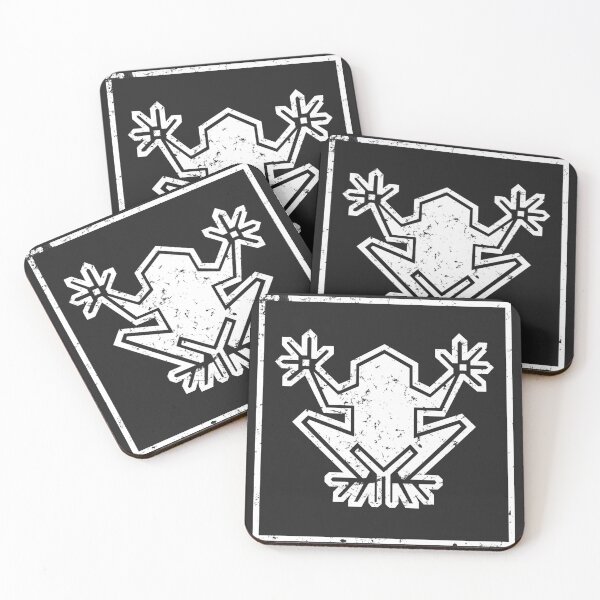 Aperçu de l'œuvre Logo BULLFROG vintage blanc créée et vendue par FbsArts.