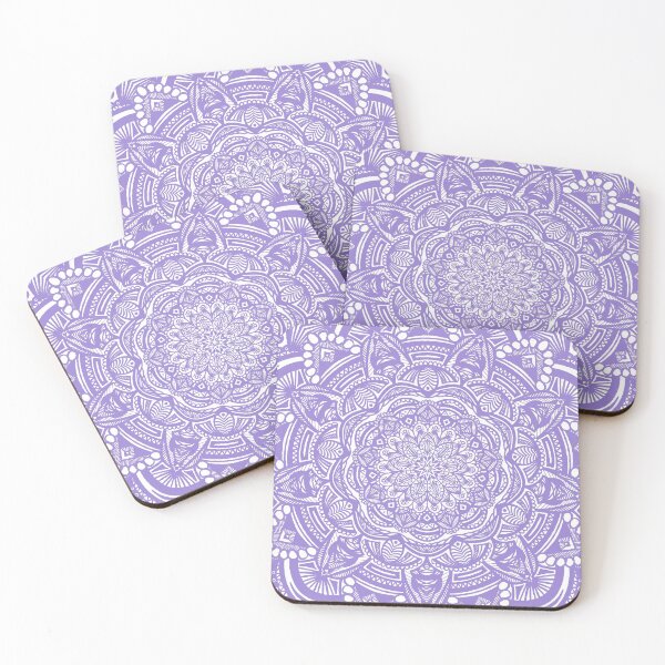 Item preview, Purple Mandala Design // Ethnic Tribal Aztec Detailed Textured Mandala Pattern designed and sold by AEJdesign.