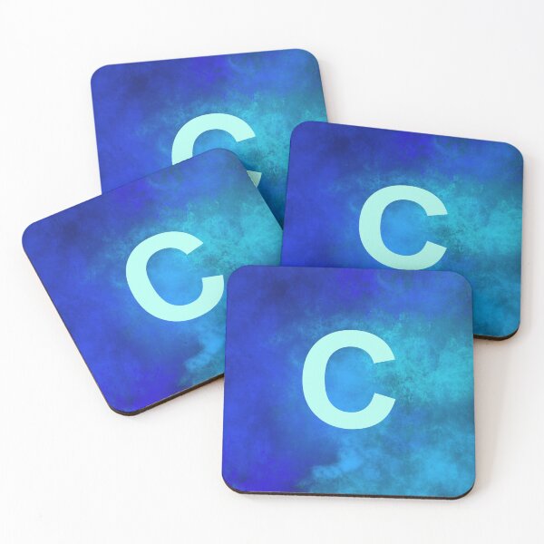 Item preview, Cosmic Fire Blue Alphabet C designed and sold by geoceltic.