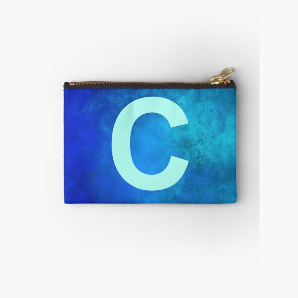 Item preview, Cosmic Fire Blue Alphabet C designed and sold by geoceltic.