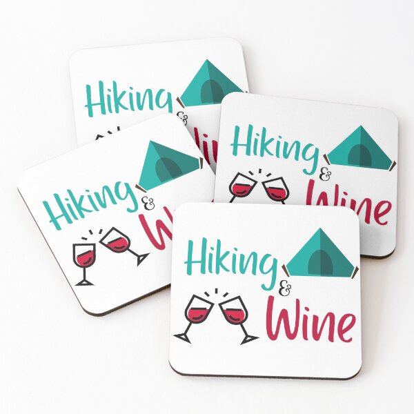 Item preview, Hiking and Wine designed and sold by SweetAndSpice.