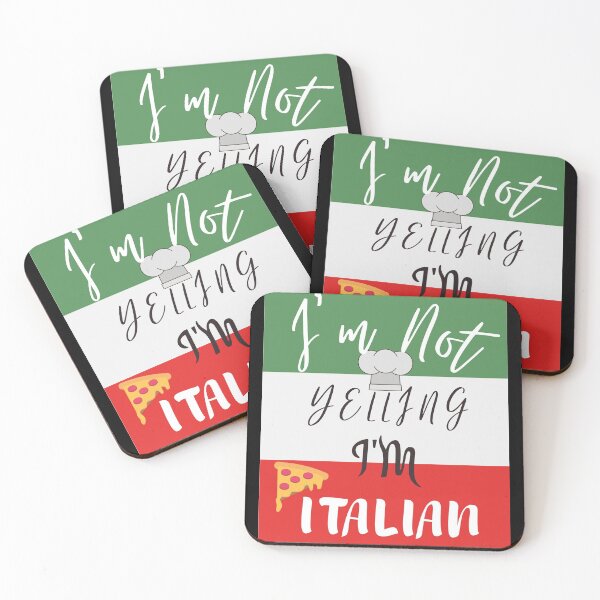 Item preview, Not Yelling I'm Italian Flag designed and sold by dalypdesign.