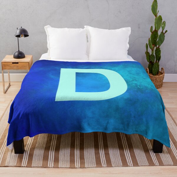 Item preview, Cosmic Fire Blue Alphabet D designed and sold by geoceltic.