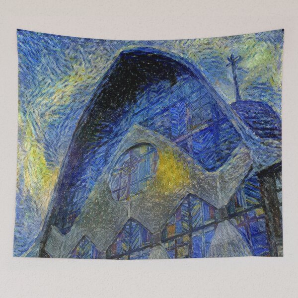 Item preview, Church of Lady of Peace in Homs - Starrynight designed and sold by Homsalgia.