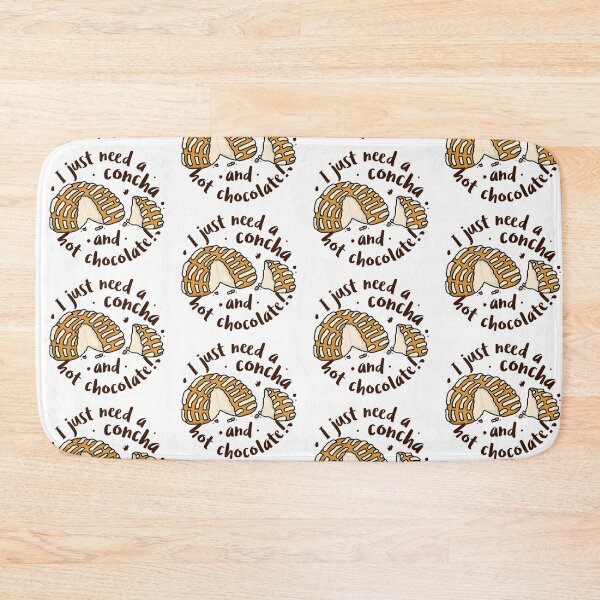 Item preview, I love concha mexican bread and hot chocolate designed and sold by mxifoodie.