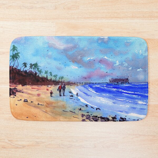 Item preview, Beach Scene 2 designed and sold by darrenyeoart.