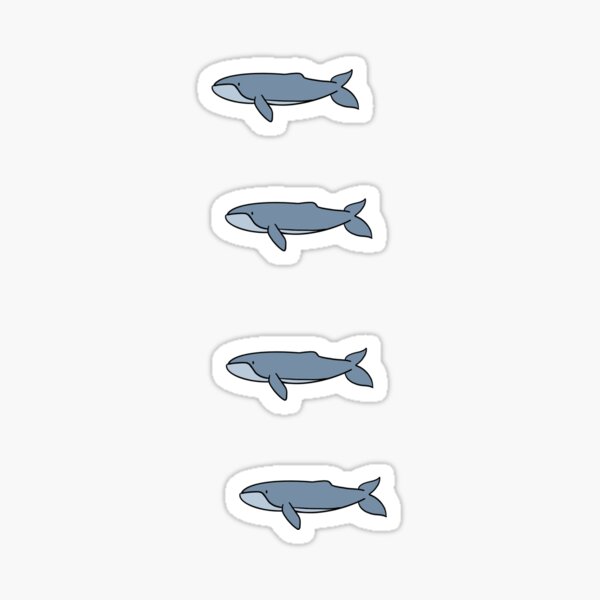 Artikel-Vorschau von Glückliches entzückendes Blauwal-Aufkleber-Pack, designt und verkauft von mini-stickers.