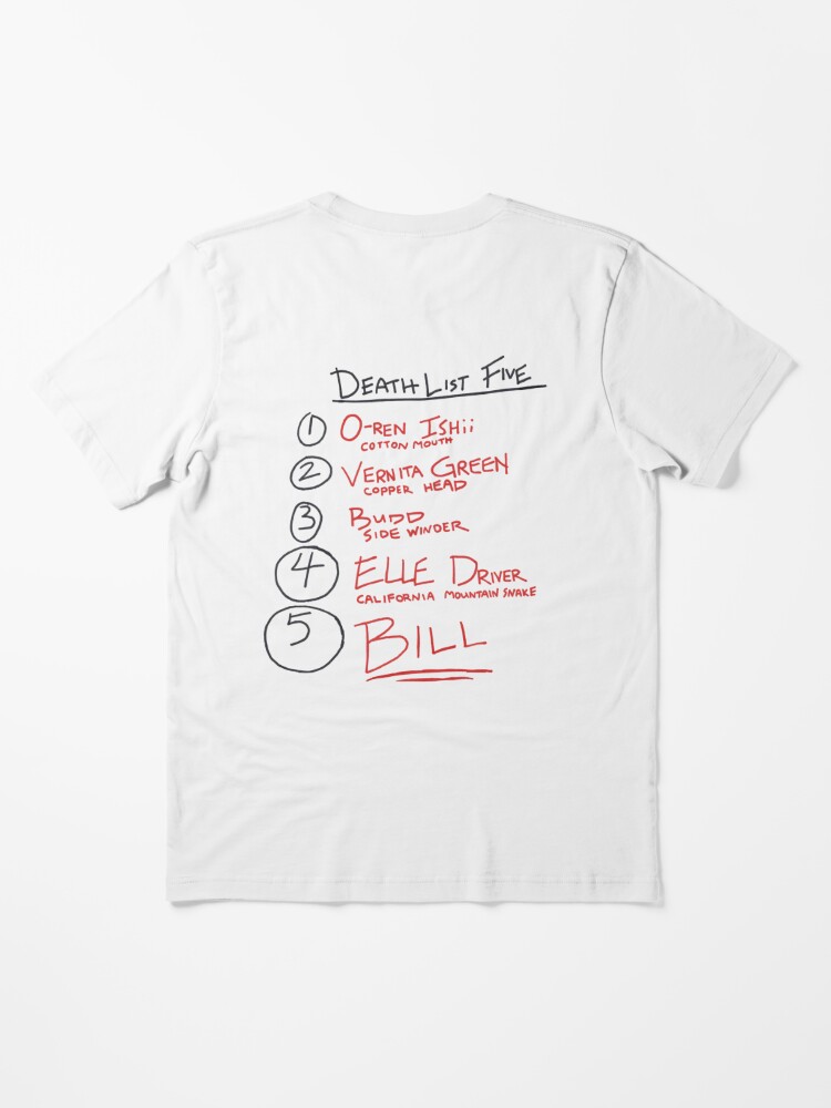 HUF x Kill Bill Death List White T-Shirt